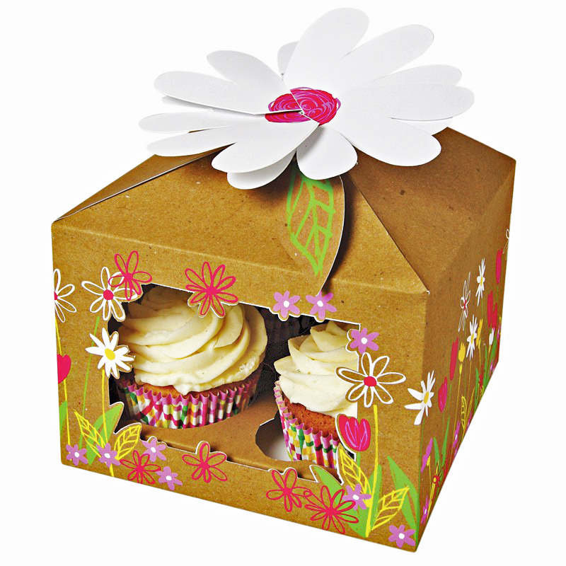 MM Caixa Grande para Cupcakes Little Garden